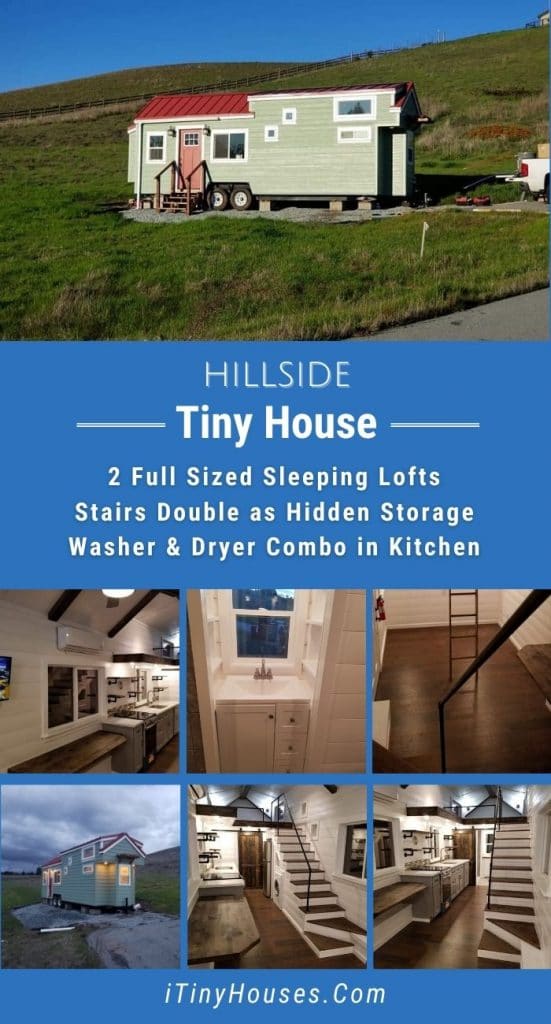 Hillside tiny house collage