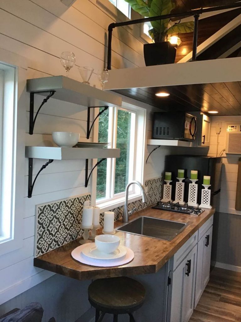 Kitchen in tiny house