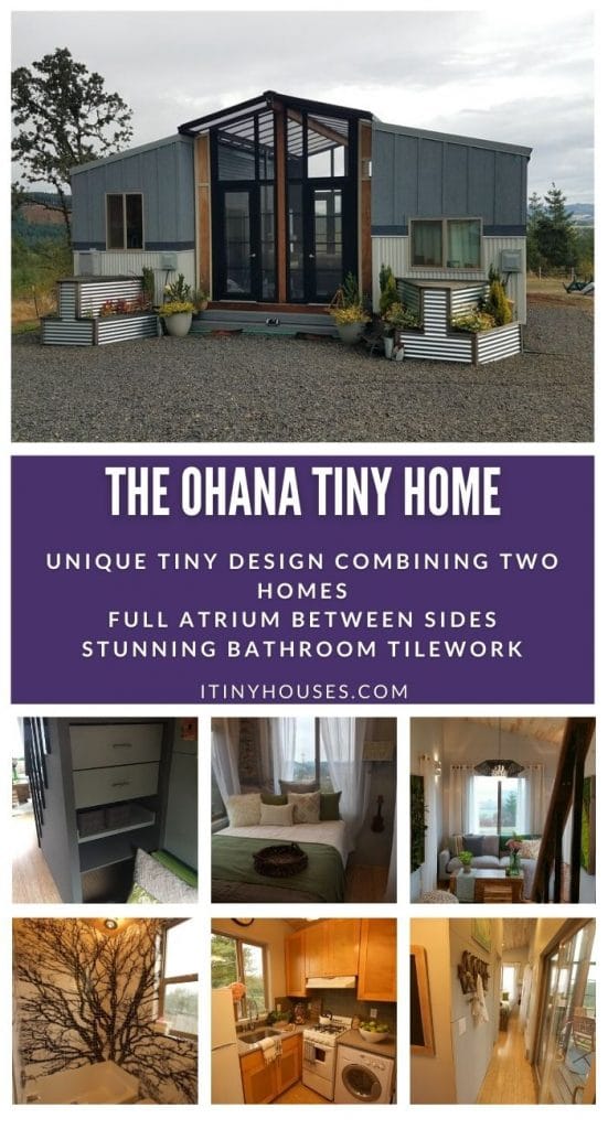The Ohana tiny home collage