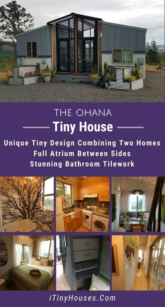 The Ohana tiny home collage