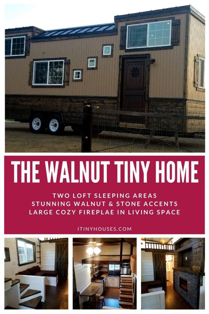 The Walnut tiny house collage
