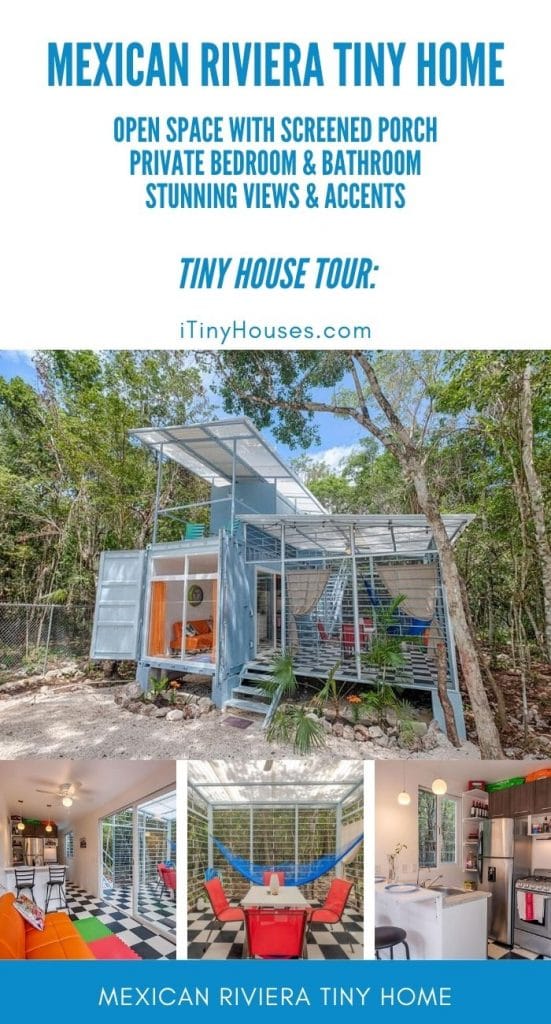 Mexican riviera tiny house collage