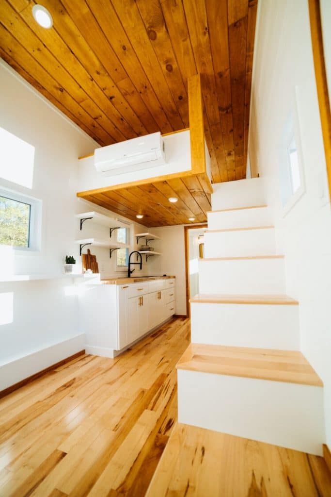 Stairs in tiny house