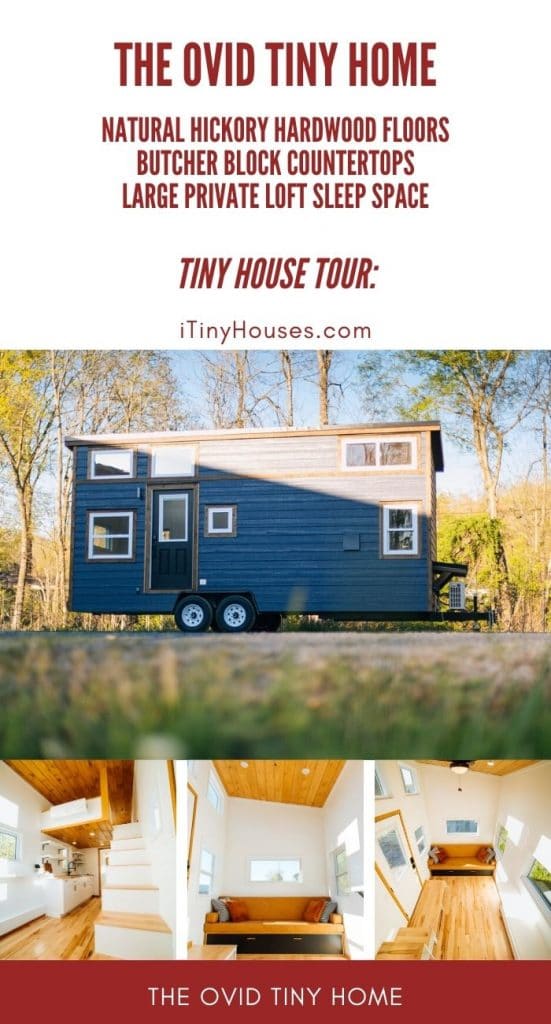 The Ovid tiny house collage