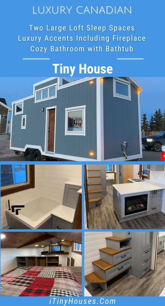Tiny house on wheels collage