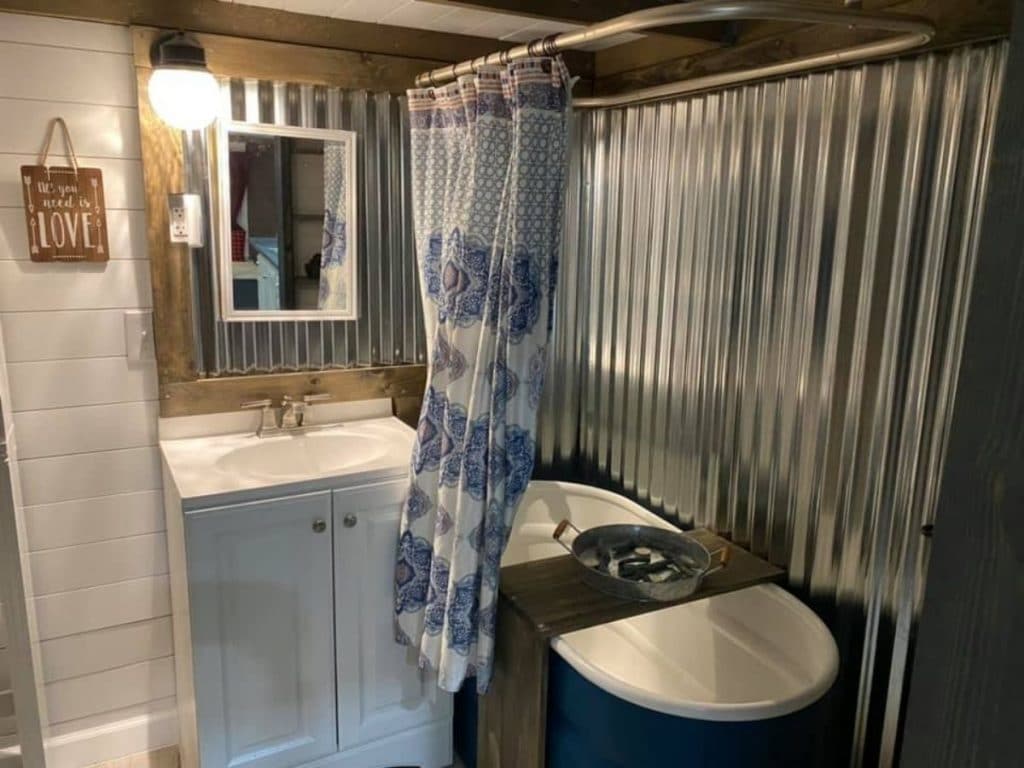 Tiny house bathroom
