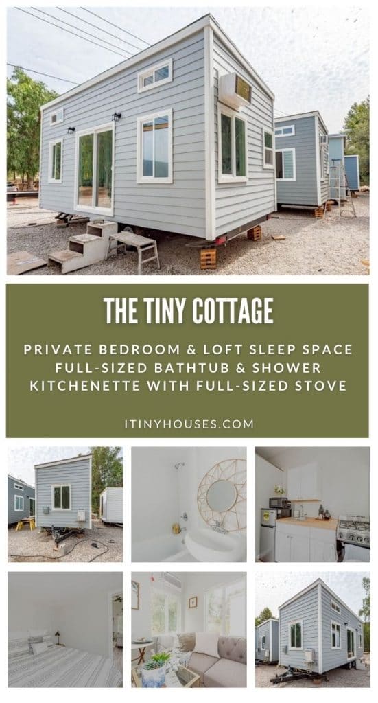 Tiny cottage collage