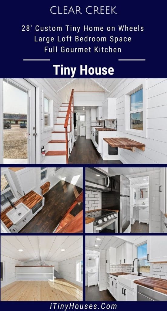 Clear creek tiny home collage