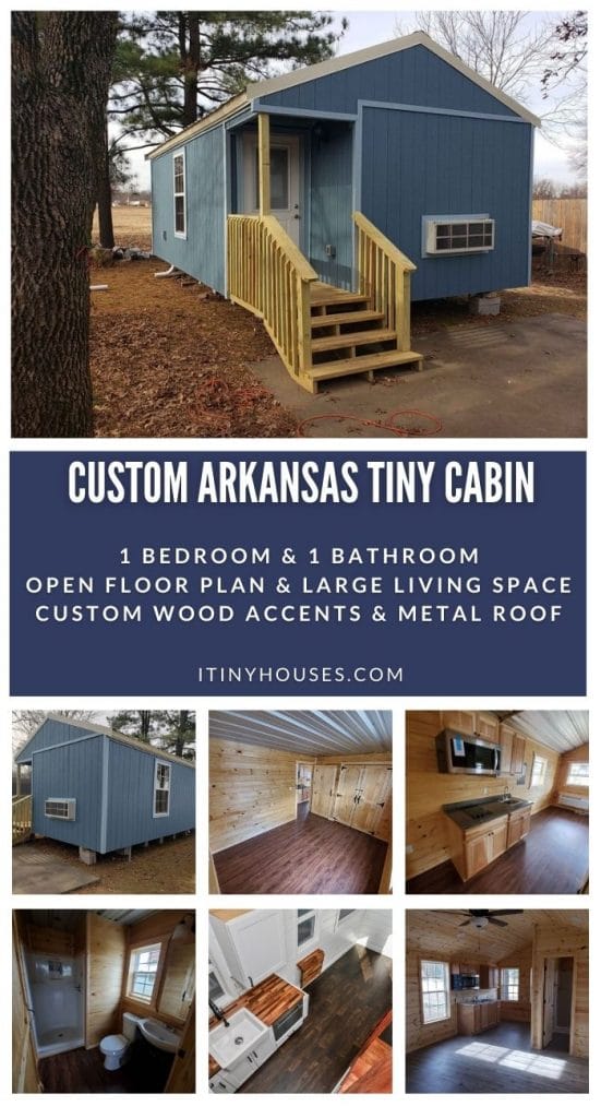 Custom Arkansas cabin collage