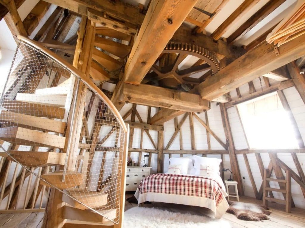 Tiny windmill bedroom