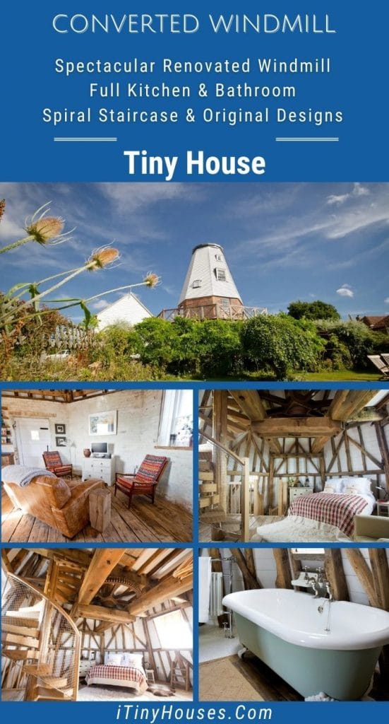 Windmill tiny house collage