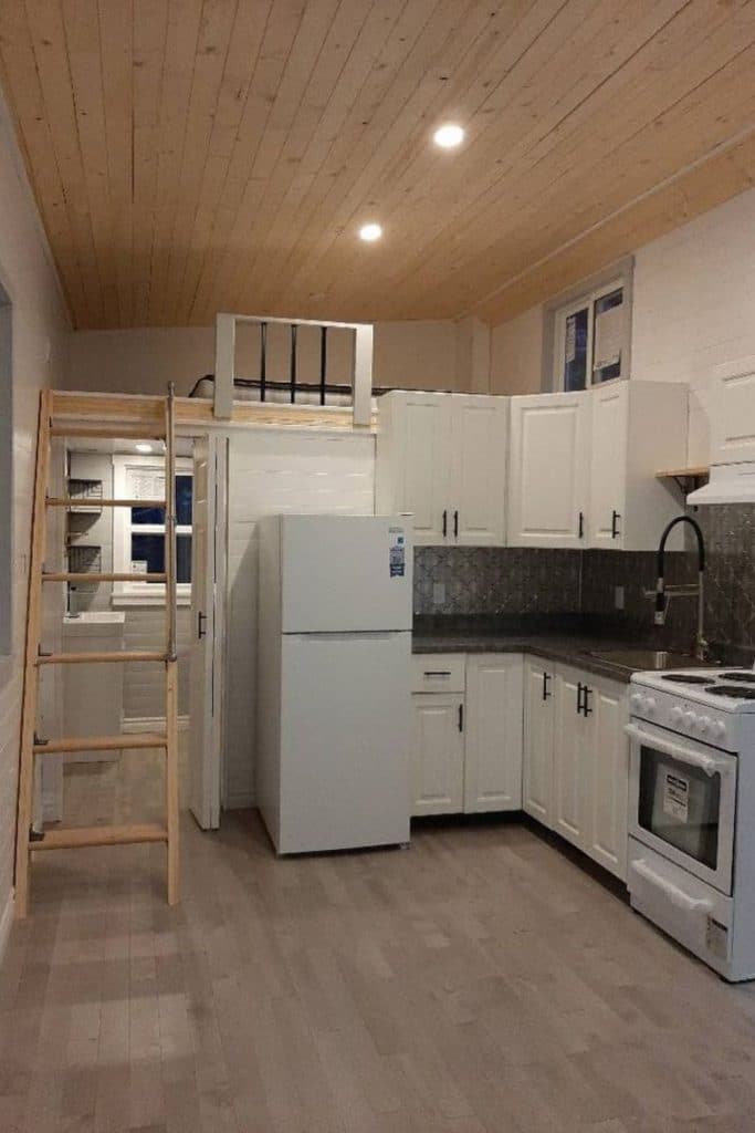 Kitchen in tiny house