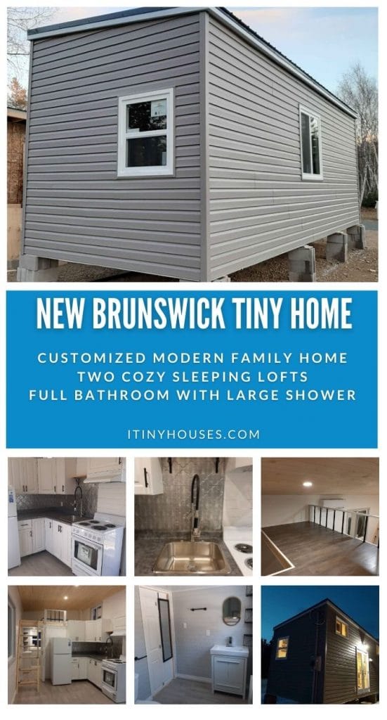 New Brunswick tiny house collage