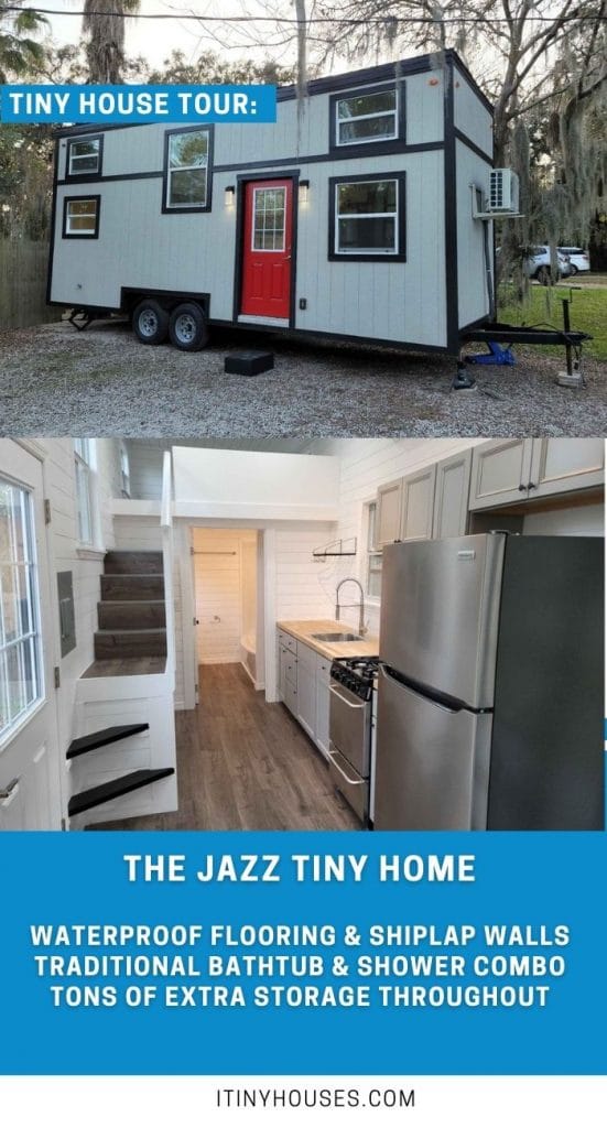 The Jazz tiny house collage