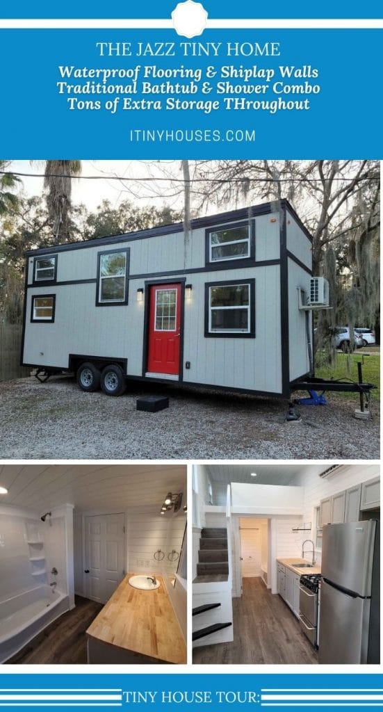 The Jazz tiny house collage