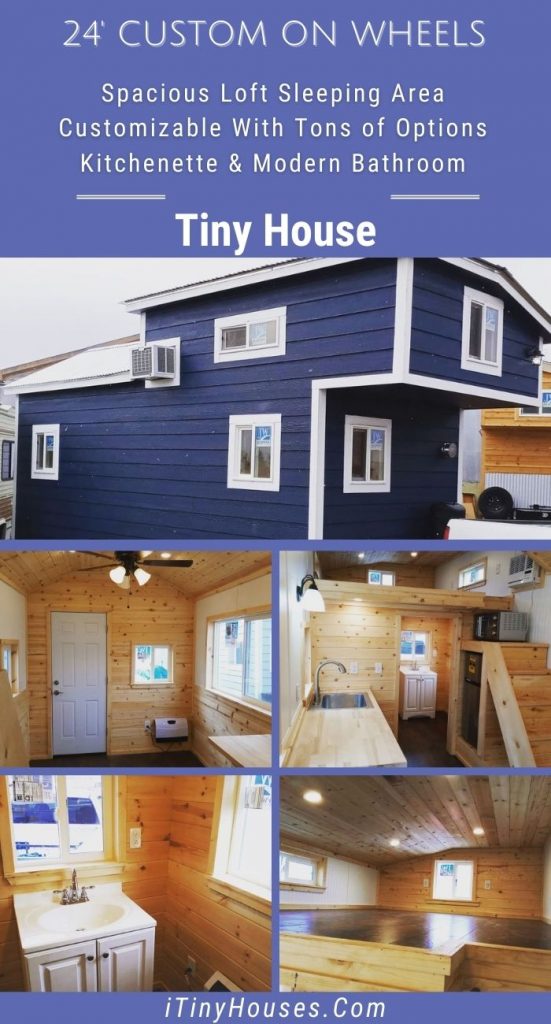 24' Custom Tiny House on Wheels collage
