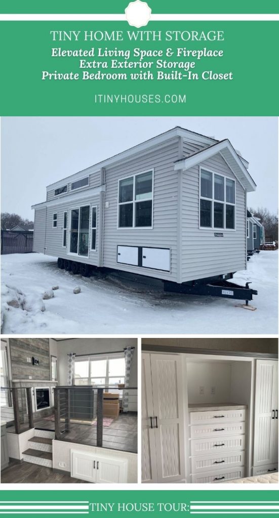 Park model tiny home collage