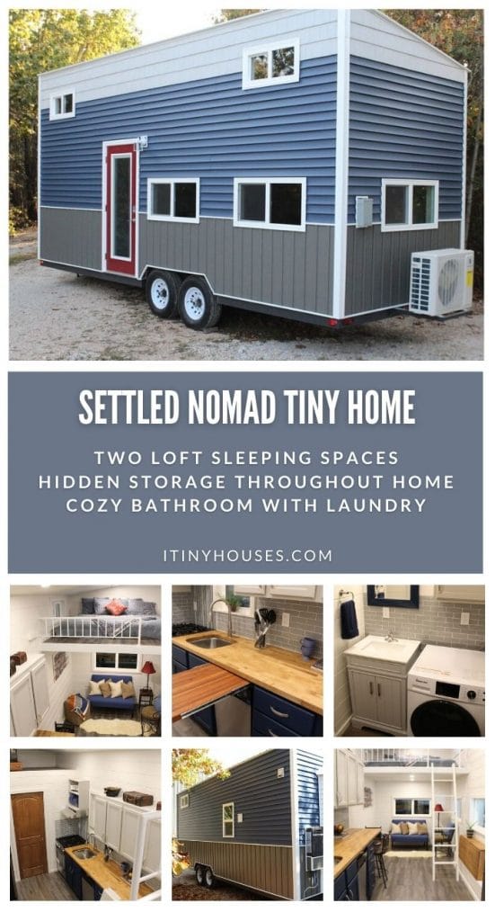 Settled nomad tiny house collage