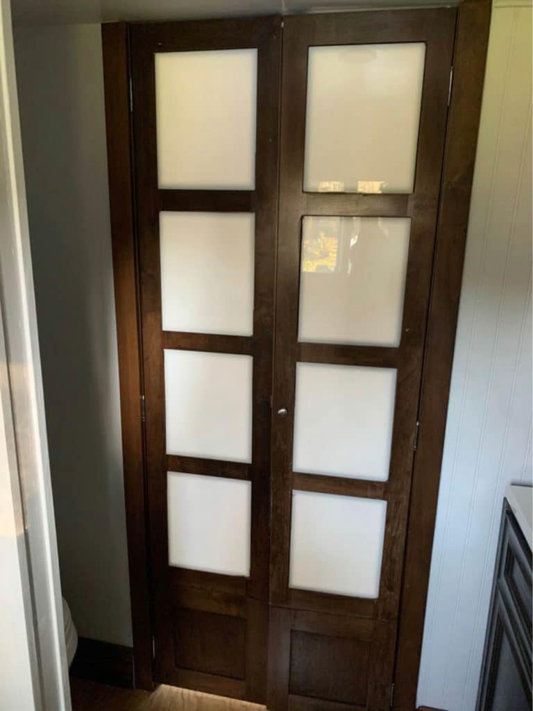 Doors with white panels
