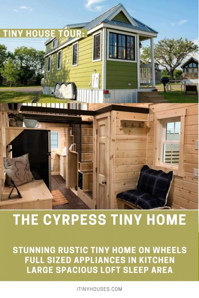 Green tiny house collage