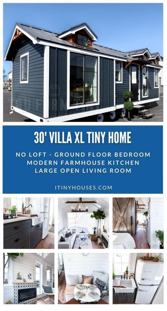 Villa XL tiny house collage