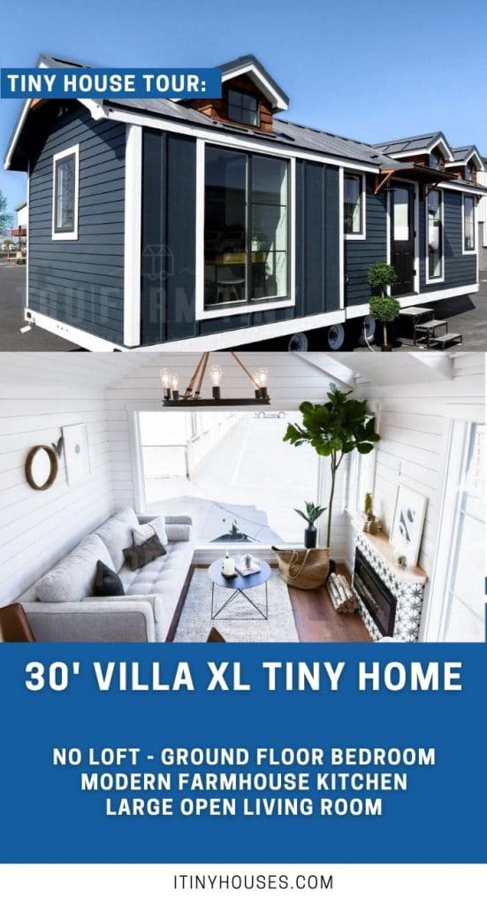 Villa XL tiny house collage