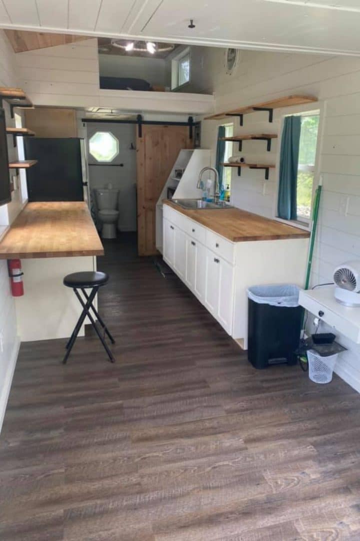 Two Private Lofts Make This 28' Tiny Home a Perfect Family Home