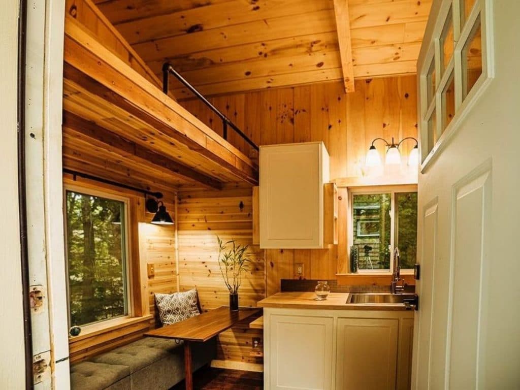 This 19' Massachusetts Tiny Home Mixes Luxury with Rustic Design