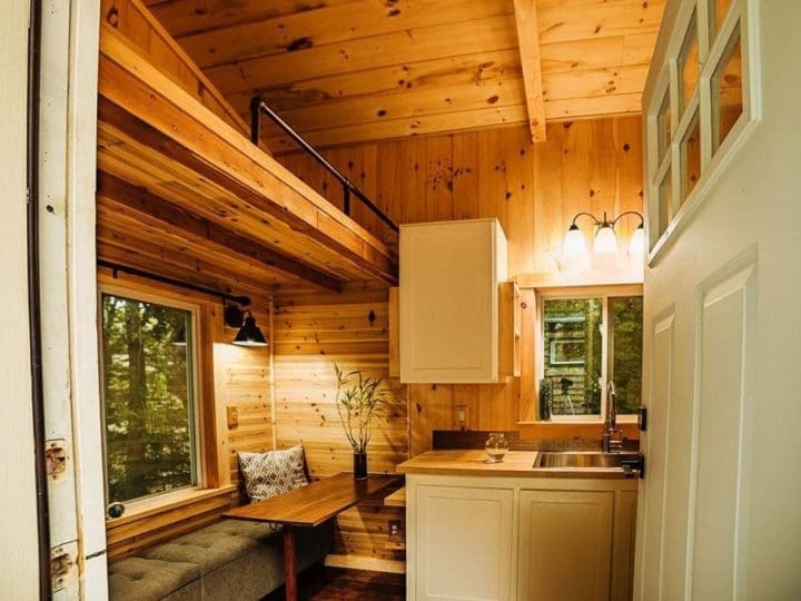 This 19' Massachusetts Tiny Home Mixes Luxury with Rustic Design