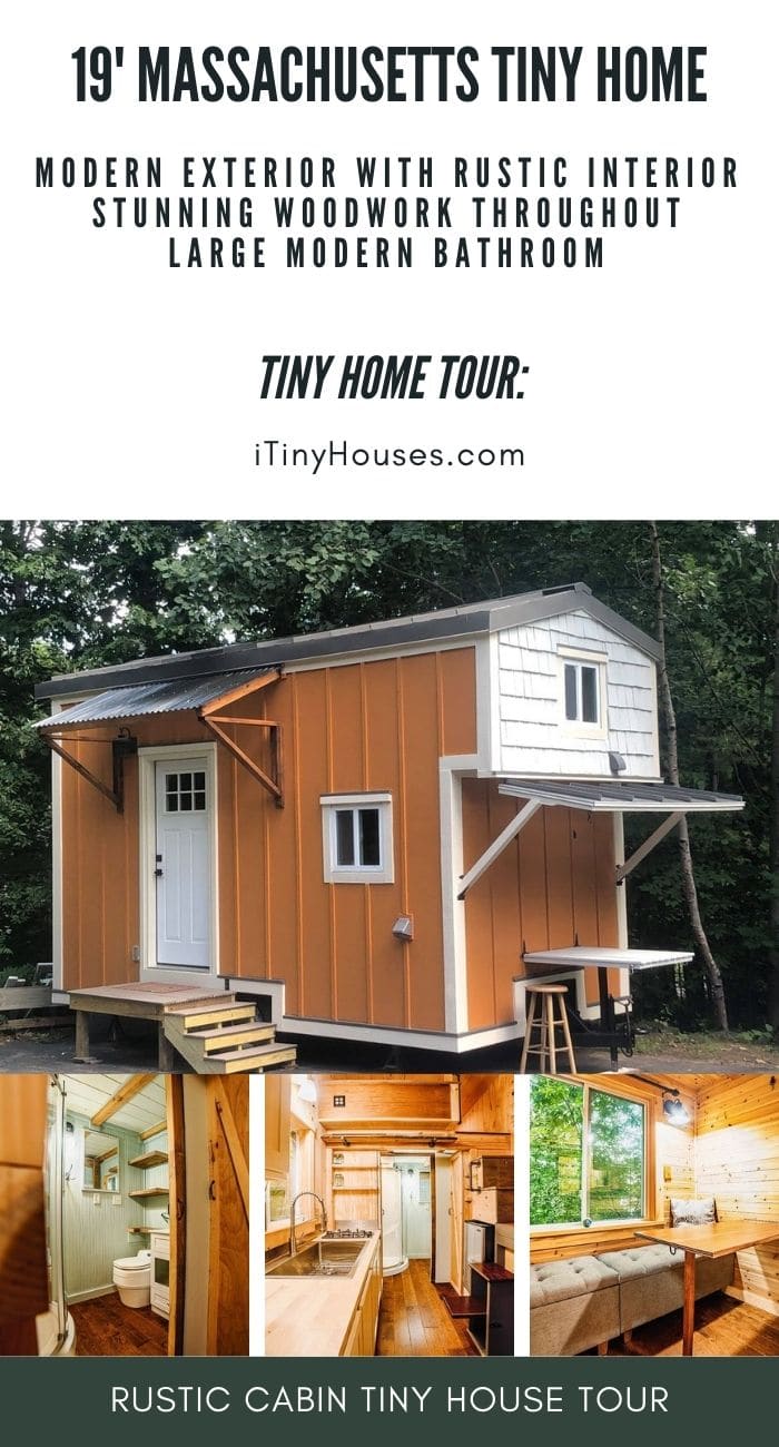 This 19' Massachusetts Tiny Home Mixes Luxury with Rustic Design