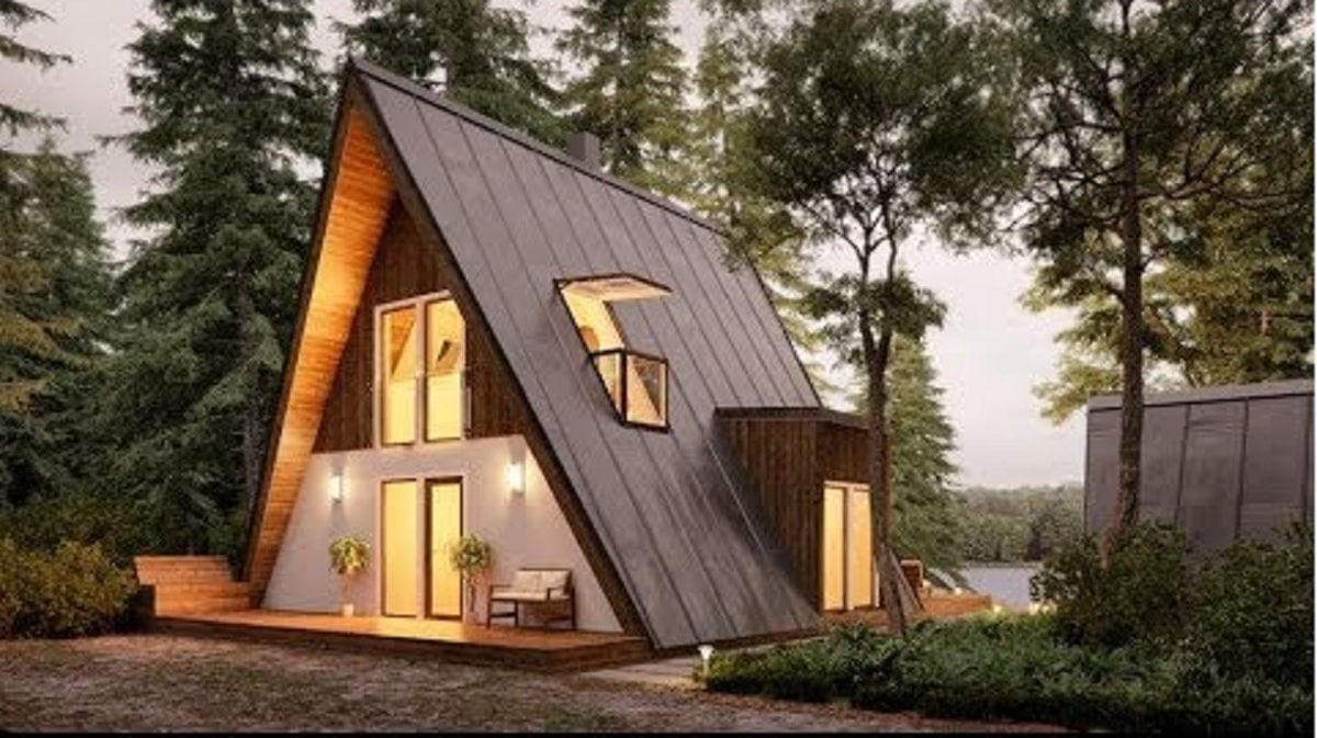 Interesting & Affordable Tiny Prefab Home