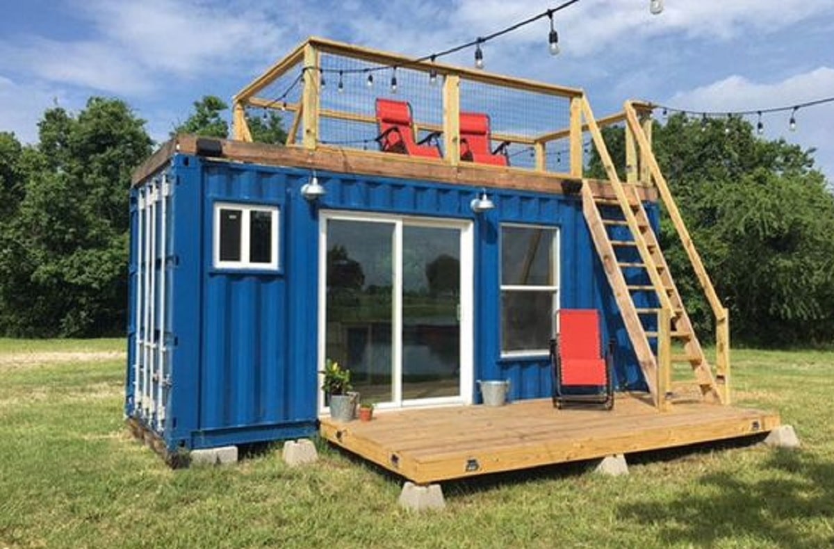 Rustic Retreat the single 20 foot shipping container tiny home