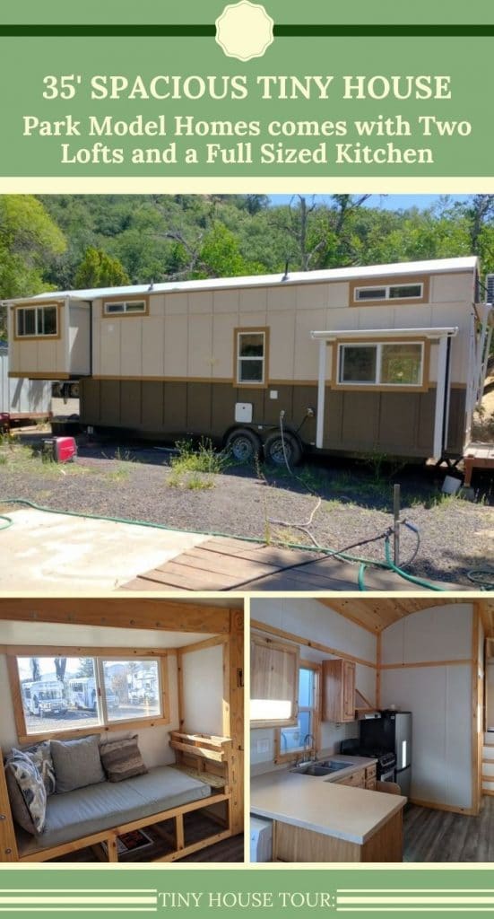 35' Spacious Tiny House Comes with Two Lofts and a Full Sized Kitchen PIN (2)