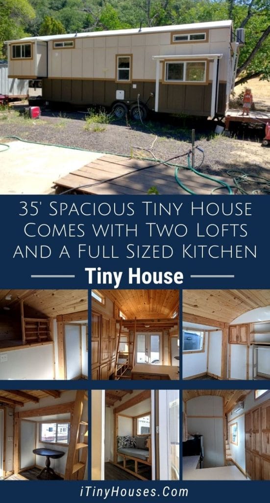 35' Spacious Tiny House Comes with Two Lofts and a Full Sized Kitchen PIN (3)
