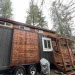 Featured Img of Stunning Tiny House on Wheels Has Matte Black Interiors, Fireplace