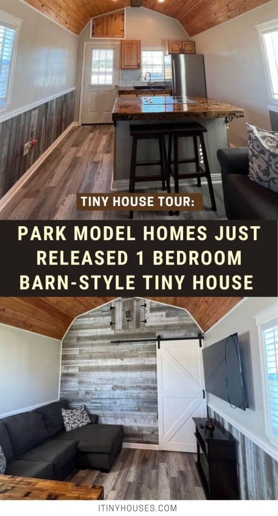 1 Bedroom Barn-Style Tiny House Comes at an Affordable Price Tag PIN (1)