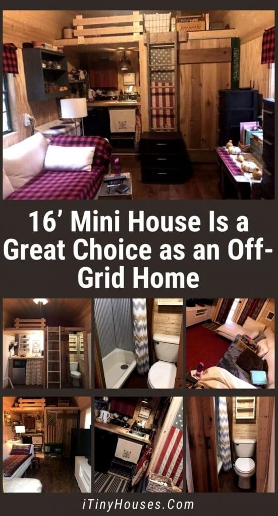 16’ Mini House Is a Great Choice as an Off-Grid Home PIN (2)