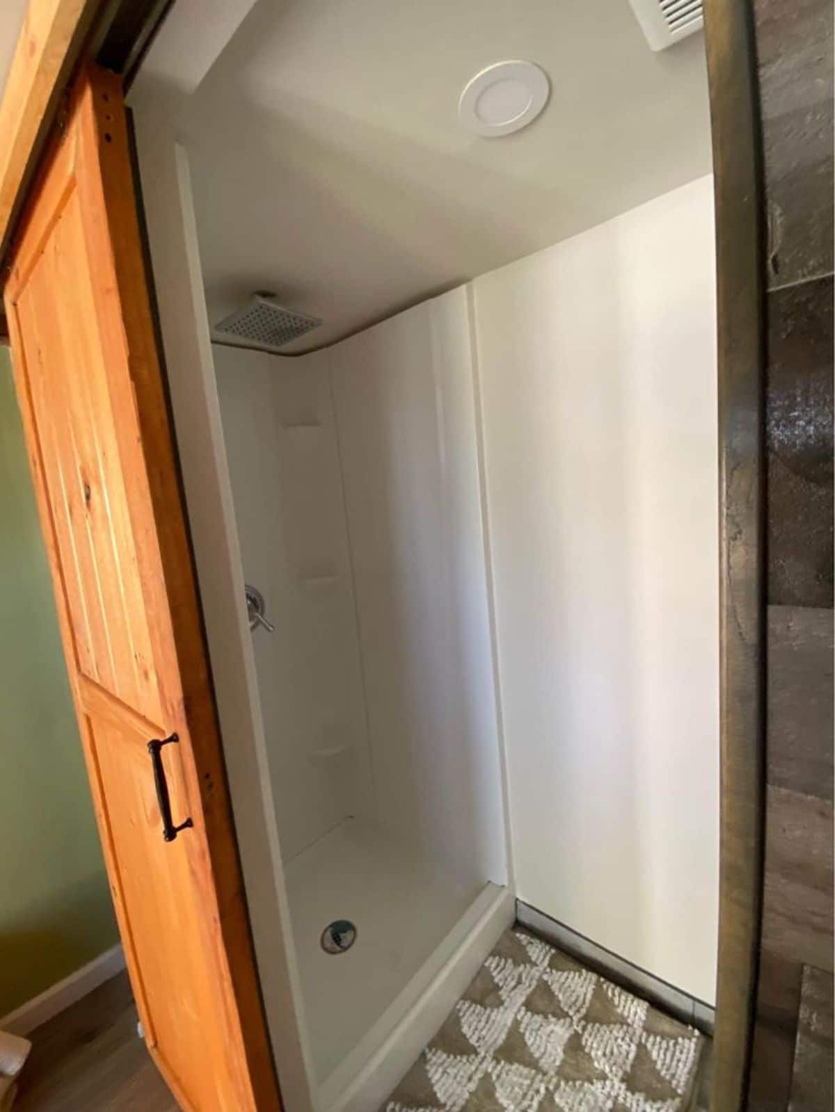 Bathroom and toilet area of tiny home