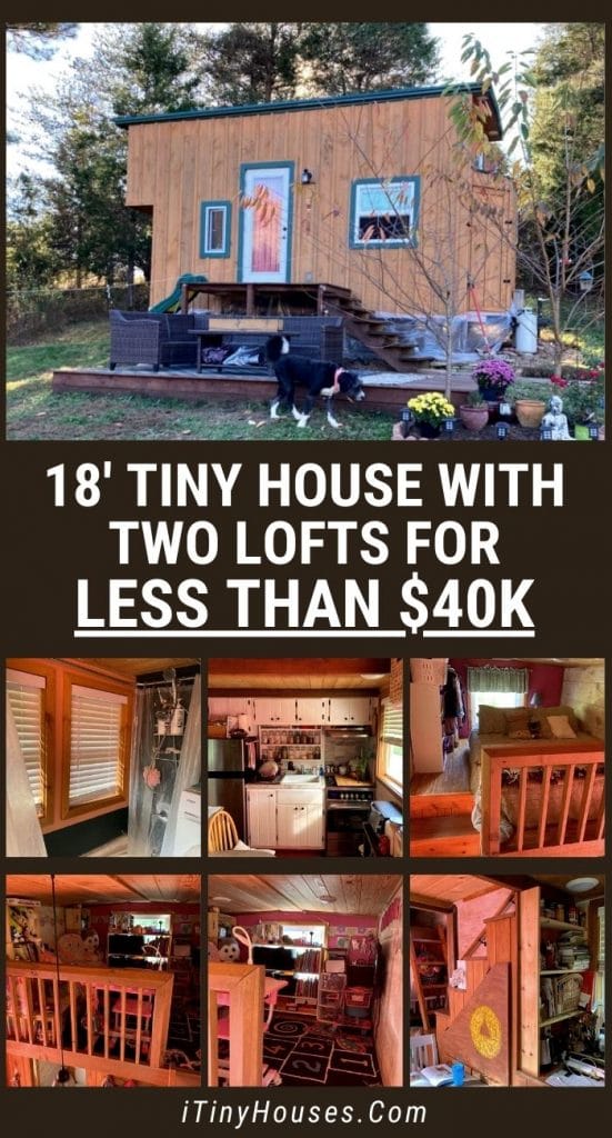 18' Tiny House with Two Lofts For Less Than $40k PIN (3)