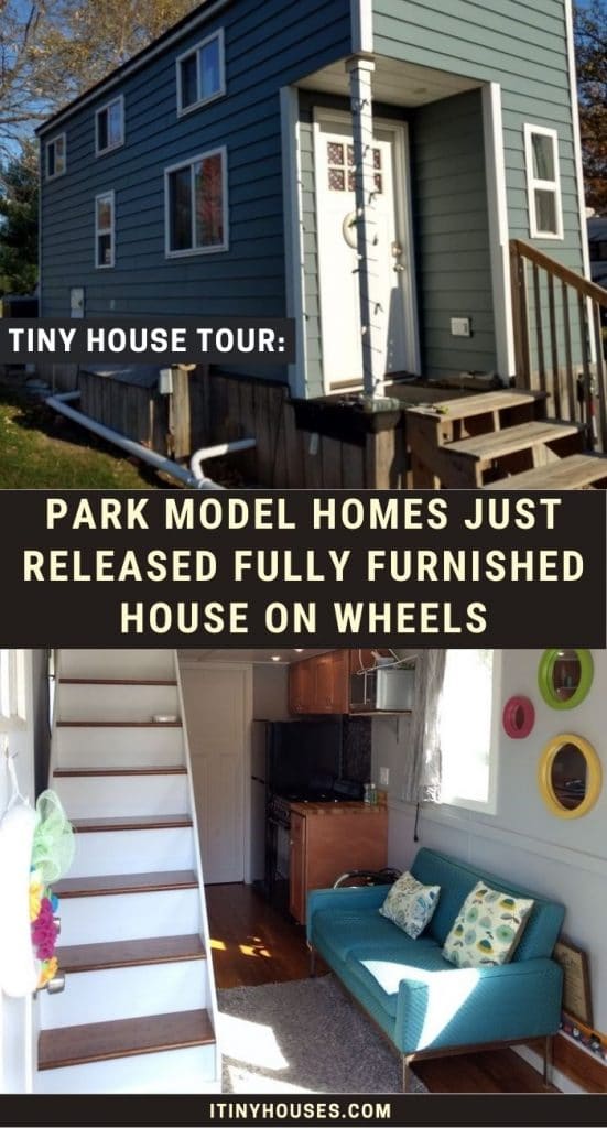 196 sf Tiny House on Wheels Has Heated Floor, Appliances PIN (1)