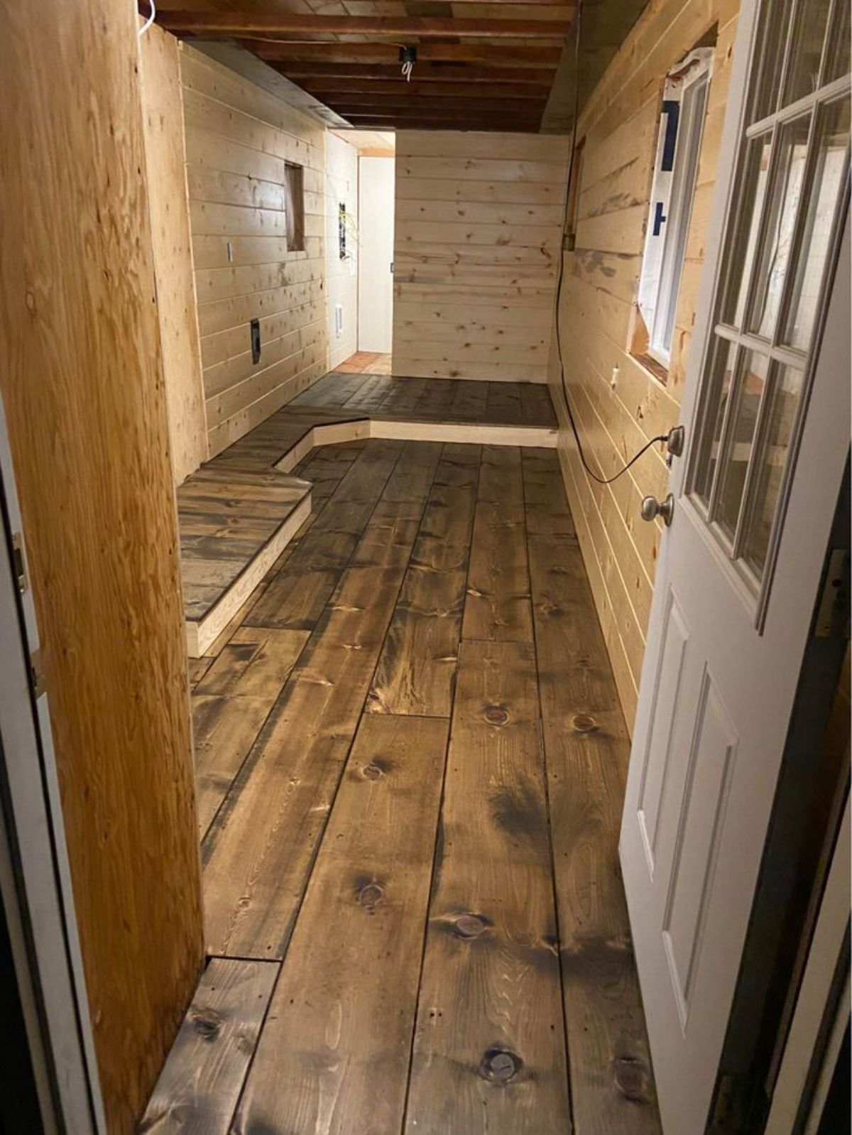 Wooden interiors pf of 240 sf Tiny House