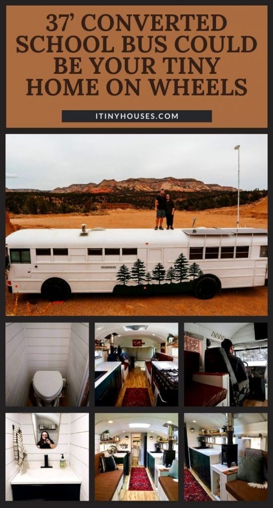 37’ Converted School Bus Could Be Your Tiny Home on Wheels PIN (1)