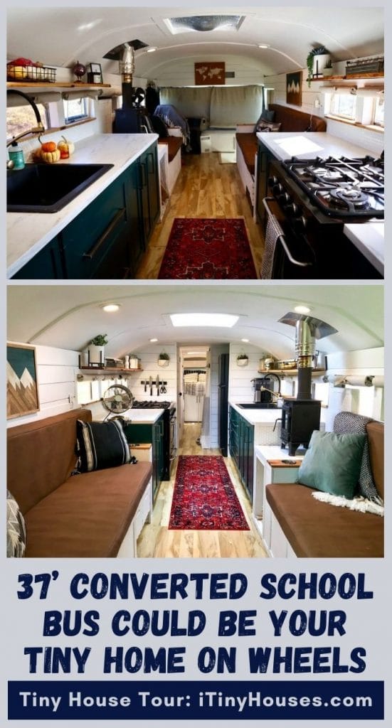 37’ Converted School Bus Could Be Your Tiny Home on Wheels PIN (2)