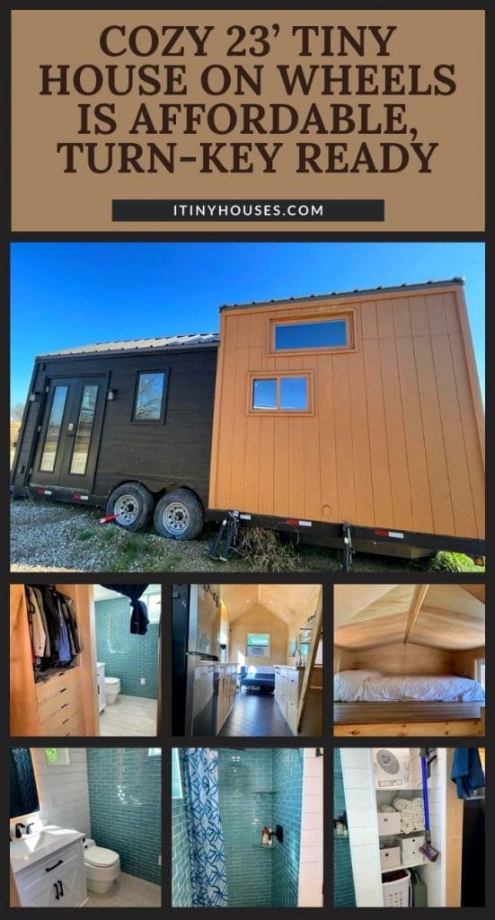 Cozy 23’ Tiny House on Wheels is Affordable, Turn-key Ready PIN (1)
