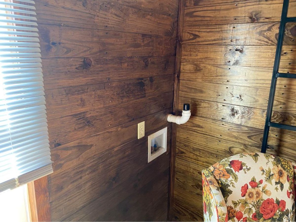 Shower area of tiny house