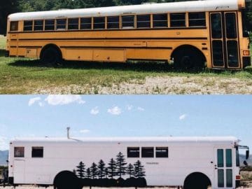 Featured Image of 37’ Converted School Bus Could Be Your Tiny Home on Wheels