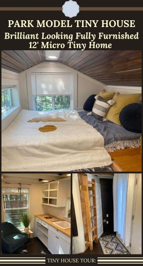 Fully Furnished 12' Micro Tiny Home Looks Brilliant PIN (1)