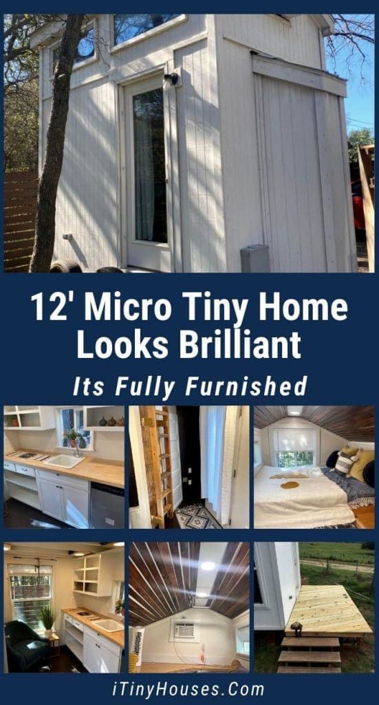 Fully Furnished 12' Micro Tiny Home Looks Brilliant PIN (2)