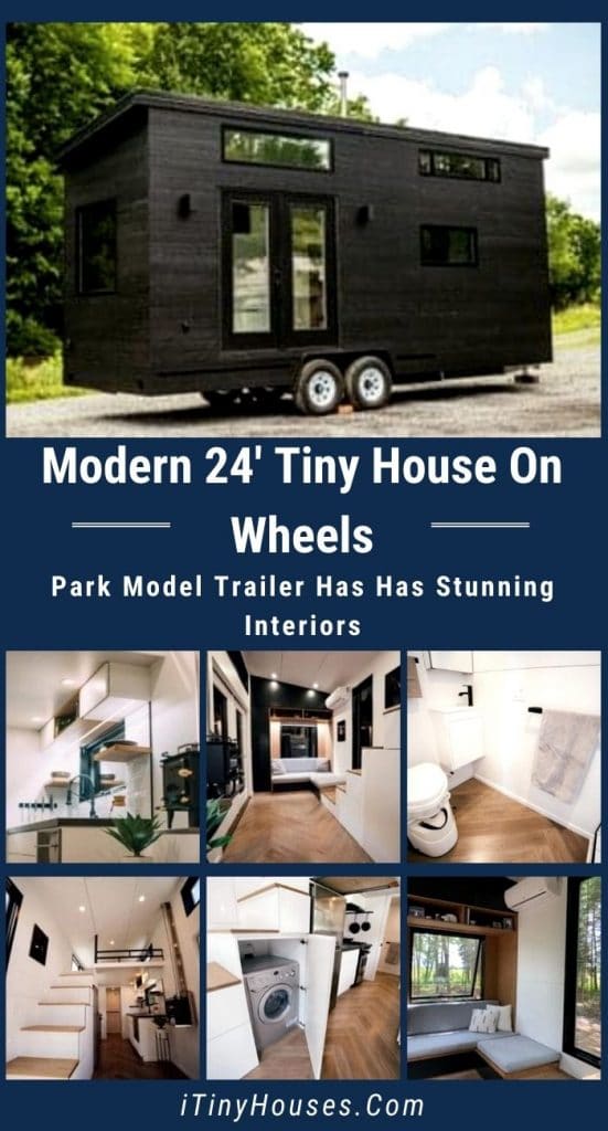 Modern 24' Tiny House on Wheels Has Stunning Interiors PIN (2)