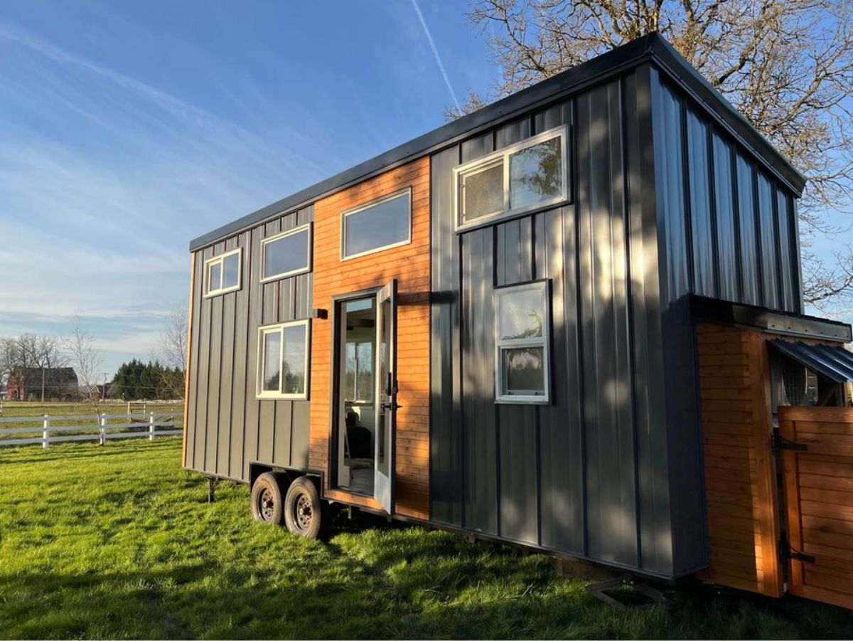 Modern Tiny Home on Wheels from outside